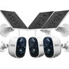 Picture of SOVMIKU 3CG6 2K Solar Security Camera Wireless Outdoor, PIR Motion Detection, Battery Powered, Easy to Setup,Two Way Audio,Audible Flashlight Siren,2.4GHz Wi-Fi,Color Night Vision,SD Slot,Vicohome