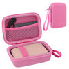 Picture of co2CREA Hard Travel Case Replacement for Fujifilm Instax Mini Link 3 2 1 Smartphone Printer (All Pink Case)