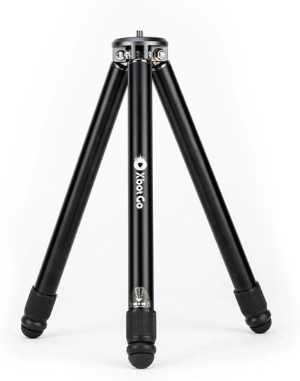 Picture of XbotGo Update T1 Tripod, 3.77ft Height, 6.6lb Load Capacity, Lightweight Aluminum, Compatible Chameleon Sports Gimbal, Extra Quick-Release Mount, Easy Setup, Portable