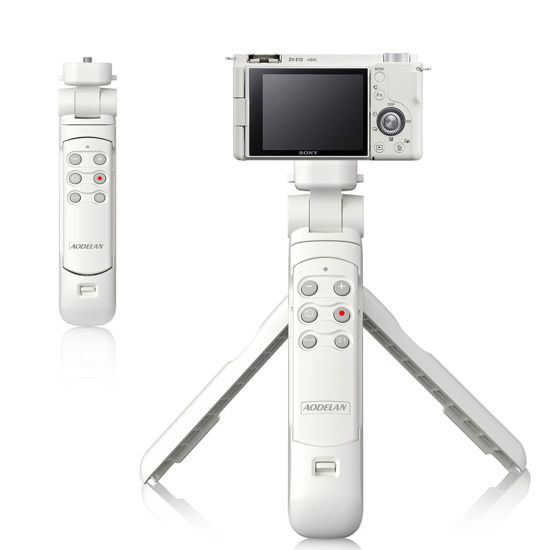 Picture of AODELAN Shooting Grip with Shutter Release, Wireless Camera Remote Control Handle Mini Tripod for Sony ZV-E10 ZV-1 A7SM3 A7C A7RIV 9 7RIV 7RIII 7III RX0II RX100M7 a7 III RX0II RX100VII (for Sony)