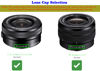 Picture of 40.5mm Lens Cap + Rear Lens Cap Cover Compatible for Sony E PZ 16-50mm f/3.5-5.6 OSS,FE 28-60mm f/4-5.6 on Alpha A6600 A6500 A6400 A6300 A6100 A6000 A5000,40.5mm Filter Thread,Hxdzieory