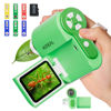 Picture of Hideal HP20 Microscope for Kids 1000X [3-in-1] [Easy and Fun] 2" IPS Portable Handheld Microscope Miniscope, Pocket Mini Scope Educational Science Kit, Christmas Birthday Gifts for Kids, 32GB, Green