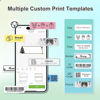 Picture of Nelko Genuine P21 Label Maker Tape, Adapted Label Print Paper, 14x50mm (0.55"x1.97"), Standard Laminated Labeling Replacement, Multipurpose of P21 Label Maker, 180 Tapes/Roll, 1 Roll, White