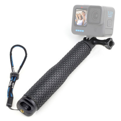 Picture of SOONSUN 23'' Short Extension Selfie Stick Compact Hand Grip Waterproof Monopod Pole for GoPro Hero 13 12 11 10 9 8 7 6 5 4, Fusion, Session, Insta360 X2 X3, GO3, AKASO, DJI Osmo Action Camera