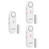 Picture of TechRise Window Alarms Door Alarms,2-in-1 Alarm & Chime,Easy-to-Install Window Alarm Sensor,3-Level Volume Adjustment,Door Alarm for Pool,Kids Safety,Windows,Garages,Apartment,and Home Safety(3 Pack)