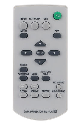 Picture of RM-PJ6 Replaced Remote fit for Sony Projector VPL-DX11 VPL-DX10 VPL-DX15 VPL-EX130 VPL-EX7 VPL-EX70 VPL-MX20 VPL-MX25 148717711 14798831