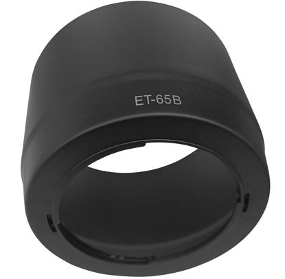 Picture of ET-65B Lens Hood for Canon EF 70-300mm f/4-5.6 is USM(Not Fit EF 70-300mm f/4-5.6L is USM,EF 70-300mm f/4-5.6 is II USM),HUIPUXIANG 58mm Lens Hood