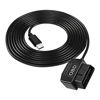 Picture of XMSJSIY OBD Power Cable for Dash Camera Type C OBD2 Power Cable Adapter Hardwire Charger Cable with Switch Button Connector Charger 24 Hours Surveillance for Dash Camera GPS DVR - 3.5M