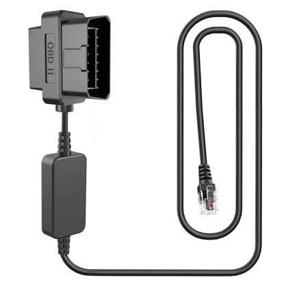Picture of OBD Radar Detector Cable,OBDII Radar Detector Charger Cable, Radar Detector Adapter,OBDII Power Cord Compatible with Escort MAX 360 Passport Unide R1/R3 Beltronics Radenso XP etc Radar Detector-RJ11