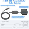 Picture of OBD Radar Detector Cable,OBDII Radar Detector Charger Cable, Radar Detector Adapter,OBDII Power Cord Compatible with Escort MAX 360 Passport Unide R1/R3 Beltronics Radenso XP etc Radar Detector-RJ11