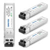 Picture of 4Pack 10GBase-SR SFP+ LC Module, SFP Multi-Mode Gbic Transceiver 850nm,up to 300 Meters, Compatible with Cisco SFP-10G-SR, Unifi UF-MM-10G, Meraki MA-SFP-10GB-SR,Fortinet,Mikrotik,Netgear,Supermicro