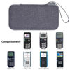 Picture of co2CREA Hard Case Compatible with Texas Instruments TI-84 Plus CE/TI-84 Plus/TI-Nspire CX II CAS/TI-Nspire CX II/TI-83 Plus/TI-89 Titanium/TI-85 / TI-86 Color Graphing Calculator, Gray