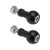 Picture of Micro Traders 2pcs 17mm Aluminum Ball Mount M6 Screw Adapter Expansion Mount Holder for Camera Tripod Selfie Handle Grip Stand Converter