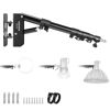 Picture of NEEWER Ring Light Wall Mount Boom Arm, 22"-46"/55-116cm 180° Swivel Triangle Light Wall Mounting for Photography Strobe Monolight Softbox Umbrella Reflector, Aluminum Alloy, 6.6lb/3kg Capacity, WB-100