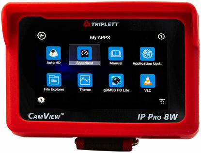 Picture of Triplett 8066 CamView IP Pro-8W CCTV Camera Tester with PoE, Network Test, and 4" IPS Touchscreen - NTSC/PAL, HD-CVI 3.0, AHD 3.0, HD-TVI 3.0