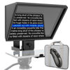 Picture of GEIMRSY 14-inch Camera Teleprompter with Adjustable Glass Frame with HD Glass, Compatible with iPad 14-inch or Smaller, Aluminium Construction