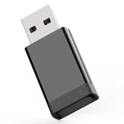 Picture of Skull & Co. X Savage Raven AudioDrive: Bluetooth 5.2 Wireless Audio Transmitter Adapter USB-A Port Driver Free Low Latency for PS5/PS4/Switch/PC and Other Devices- Black