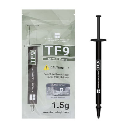 Picture of Thermalright TF9 1.5g Thermal Paste Heat Sink Compound 14W/m.k-1.5 Grams,High Durability, for All heatsinks CPU Coolers, with applying Tool (TF9 1.5g)
