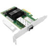 Picture of Vogzone 10Gb PCI-E NIC Network Card for Intel X520-DA1/ E10G42BTDA,100MbE/1GbE/10GbE Single SFP+ Port, with Intel 82599EN Chip,10GbE PCI Express 2.0 X4 Ethernet Adapter Support Windows/Linux/VMware