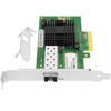 Picture of Vogzone 10Gb PCI-E NIC Network Card for Intel X520-DA1/ E10G42BTDA,100MbE/1GbE/10GbE Single SFP+ Port, with Intel 82599EN Chip,10GbE PCI Express 2.0 X4 Ethernet Adapter Support Windows/Linux/VMware