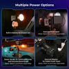 Picture of SmallRig RC 60C RGB LED Video Light Built-in Battery with APP Control, Continuous Output Lighting 2500K-10000K with G/M Adjustment & Colored Filter Adjustment (Lite Edition)