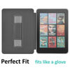 Picture of Nasdafong,Hand Strap Case for 2024 Release 7" Kindle Paperwhite (12th Gen) & Kindle Colorsoft Signature Edition, Shockproof Frame Cover with Auto-Wake/Sleep,Misty Forest