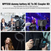 Picture of F1TP NP-F550 Dummy Battery AC Power Adapter Kit for Sony F550/770/570 NP-F970 CCD-SC55 TR516 TR716 TR818 TR910 TR917 Power Your Led Light and Feelword/Atomos Ninja V Monitor