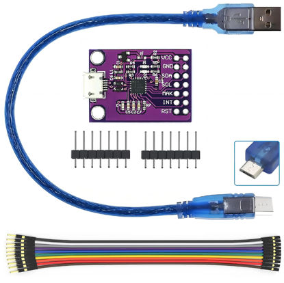 Picture of WWZMDiB CP2112 Adapter Micro USB to SMBus I2C Communication with Wires