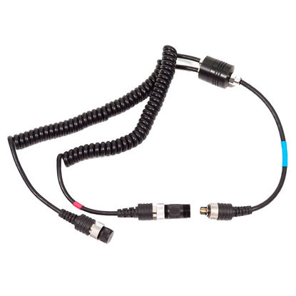 Picture of Ikelite 4103.52 Sync Cord Digital TTL Dual Housing Bulkhead to Two Strobe - Black