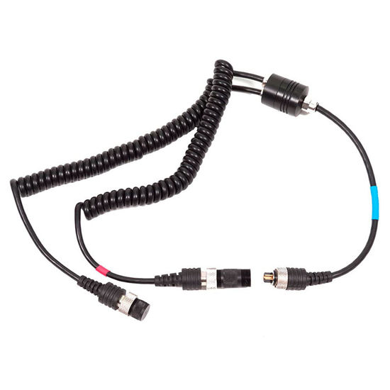 Picture of Ikelite 4103.52 Sync Cord Digital TTL Dual Housing Bulkhead to Two Strobe - Black
