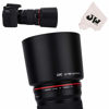 Picture of JJC Dedicated Reversible Lens Hood Shade Protector for Canon EF 135mm F2L USM & Canon EF 180mm F3.5L Macro USM Lens Replaces Canon ET-78II ET78II Lens Hood