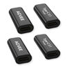 Picture of AGVEE 4 Pack USB-C Female to Female Bidirectional Adapter, PD 100W USB 3.2 Gen 2, Type-C USBC 10G Data Coupler Extender Extension Converter Connector, Black