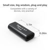Picture of AGVEE 4 Pack USB-C Female to Female Bidirectional Adapter, PD 100W USB 3.2 Gen 2, Type-C USBC 10G Data Coupler Extender Extension Converter Connector, Black