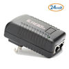 Picture of iCreatin Wall Plug 24volt Passive PoE Injector Adapter for Security IP Camera, Replacement of Ubiquiti POE-25-5W, POE-24-12W, POE-24-24W. (DO NOT for 802.3af deivce)