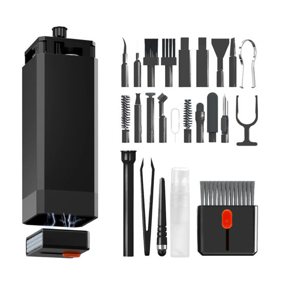 Picture of 32 in 1 Laptop Cleaning Kit Keyboard Cleaner, Cleaning Kit for iPhone and AirPods, Phone Charging Port Cleaning Tool, Keyboard Cleaning Kit with Brush, Electronics Cleaning Tool for MacBook iPad Watch