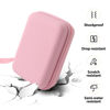 Picture of TUGUAI Label Maker Case Compatible with Phomemo D30 JADENS D110 NiiMbot D11 SUPVAN E10 Label Printer, Hard Carrying Container Storage Holder Organizer for Tape Roll, Charging Cable (Box Only, Pink)