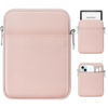 Picture of MoKo Padded Ereader Sleeve Case for 6-7 inch Ereader Tablet Bag Protective Cover Pouch with a Carabiner, Compatible with 7" eReader Colorsoft Signature Edition 2024, Pink