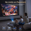Picture of [Auto Focus/Full-Angle Auto Keystone]Smart Projector with WiFi 6 and Bluetooth,4K Support 850ANSI Kogata Outdoor Movie Proyector for Home Theater UP to 300"& 50% Zoom,1080P Native Ceiling Projector