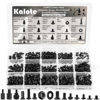Picture of 510PCS Computer Screws Assortment Kit, Carbon Steel Black Zinc Plated Motherboard Standoffs Screws PC Screws for HDD, SSD Hard Drive Fan, Power Supply, Graphics, Laptop, PC ATX Case for DIY & Repair