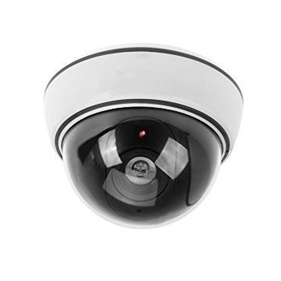 Picture of Etopars Simulated Dome Fake Dummy Security CCTV Camera Waterproof IR LED Flashing Red Light Outdoor Indoor Surveillance Guard
