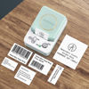 Picture of Label Maker Tape SUPVAN T50M Adapted Label Print Paper Refill White Size 1.18'' x 0.59'' 400pcs Thermal Laminated Waterproof Self-Adhesive Multipurpose Labeling Tape Replacement