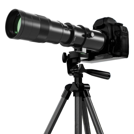 Picture of BENOISON Telephoto Lens for Nikon - F Lens 420-800mm for Nikon DSLR, Manual Focus MF Zoom Lens for Nikon D3500 D850 D7500 D5600 D3400 D500 D7200 D5500 D750 D810 D3300 D5300 D610 D7100 D5200 etc