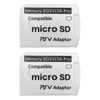 Picture of UCEC 2 Pack SD2Vita Adapter, PS Vita Memory Card Adapter, PS Vita SD Card Adapter Micro SD, SD2Vita 5.0 Compatible with PSV 1000/2000 Fit for PSTV FW 3.6 HENkaku Enso System