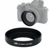 Picture of Fotasy JJC Dedicated Black Screw-in Lens Hood Shade for Nikon NIKKOR Z DX 16-50mm f/3.5-6.3 VR, Replace HN-40 Lense Hood, Compatible with 46mm Cap,LH-HN40P