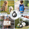 Picture of Inesore Airtags 4 Pack with Airtag Keychain,Waterproof Air Tag Holder,Anti-Scratch Airtag Case for GPS Item Finder Tracker,Luggage,Pet Dogs,Key Ring(Black White Red Blue)