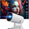 Picture of Mini Projector with Wifi and Bluetooth Proyector Portátil 4k with Android 11 180 °Adjustable、 Keystone Correction,Phone Projector is Suitable for Smart Projector used on wall, room, bedroom, outdoor