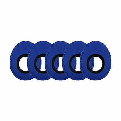 Picture of OPENMOON Oval Large Viewfinder Eyecushion for Alexa Mini Amira Cameras (Ultrasuede /5packs) (Blue)
