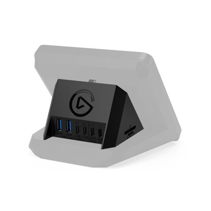 Picture of Elgato USB Hub - For Stream Deck +, 2 USB-C Ports/2 USB-A Ports, Power Delivery, SD/microSD Card Reader - USB-C, Mac/PC, Stream Deck & Power Supply Not Included