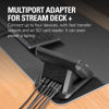 Picture of Elgato USB Hub - For Stream Deck +, 2 USB-C Ports/2 USB-A Ports, Power Delivery, SD/microSD Card Reader - USB-C, Mac/PC, Stream Deck & Power Supply Not Included