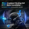 Picture of WNJACO Motorcycle Helmet Bluetooth Headset, Outdoor Wireless Bluetooth 5.3 Headphone Speakers Noise Cancellation Intercom Communication Systems with IPX6 Waterproof/Strong Bass for Dirt Bike